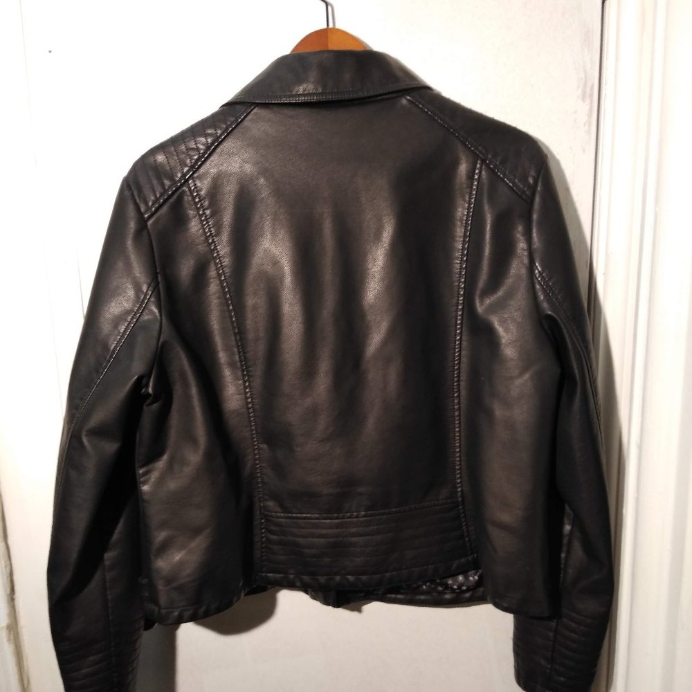 BLACK RIVET Leather Jacket - Picture 2 of 6